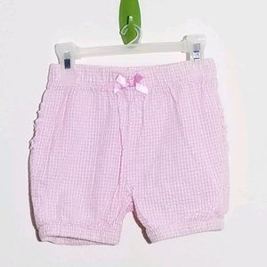 Small Wonders Plaid Ruffle Butt Shorts 6-9m